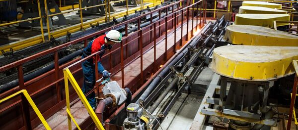 Алтын байытуу фабрикасы. Архив - Sputnik Кыргызстан