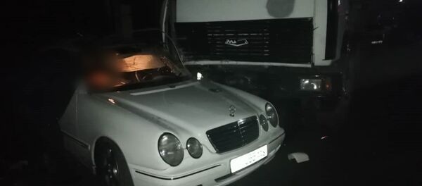 ДТП в Кара-Сууйском районе на первом километре трассы Ош — Кара-Суу - Sputnik Кыргызстан