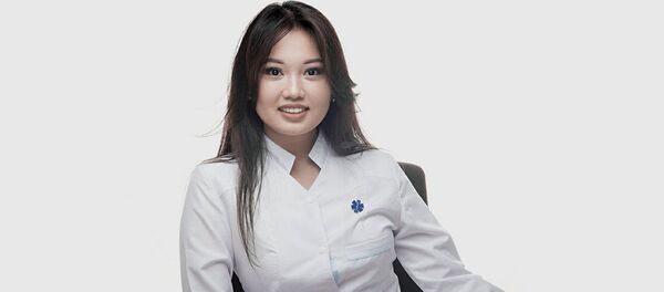 Педиатр, дерматовенеролог Акмарал Джамбулова. Архивное фото - Sputnik Кыргызстан