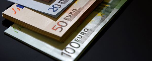 Купюры евро разного номинала. Купюры евро разного номинала. - Sputnik Кыргызстан