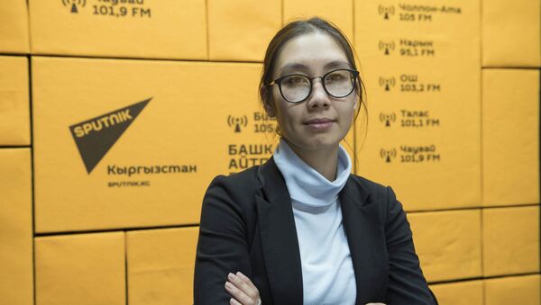 Менеджер Института развития молодежи Ажара Касымалиева - Sputnik Кыргызстан