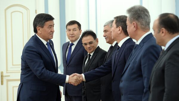 Президент КР Сооронбай Жээнбеков принял участников 21-го заседания Конференции специальных служб тюркоязычных государств - Sputnik Кыргызстан
