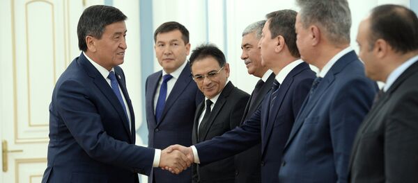 Президент КР Сооронбай Жээнбеков принял участников 21-го заседания Конференции специальных служб тюркоязычных государств - Sputnik Кыргызстан