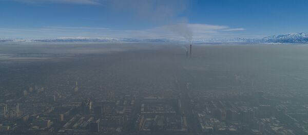 Бишкектин үстүндөгү кара түтүн. Архив Бишкектин үстүндөгү кара түтүн. Архив - Sputnik Кыргызстан