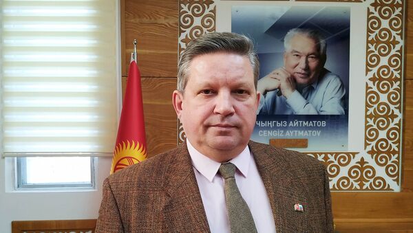Руководитель представительства Россотрудничества в Кыргызстане Виктор Нефедов. Архивное фото - Sputnik Кыргызстан