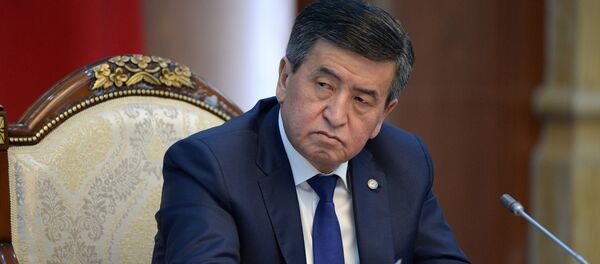 Президент Кыргызской Республики Сооронбай Жээнбеков. Архивное фото - Sputnik Кыргызстан