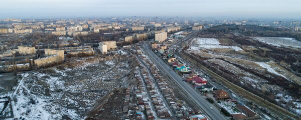 Вид на утренний Бишкек Вид на утренний Бишкек - Sputnik Кыргызстан