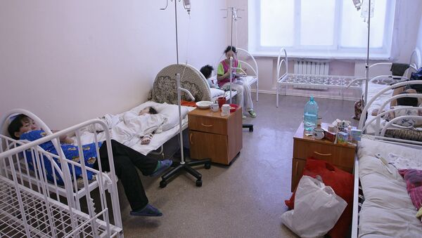 Пациенты инфекционного отделения. Архивное фото - Sputnik Кыргызстан