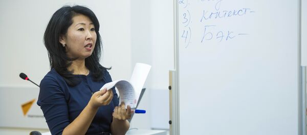 Выпускающий редактор информационного агентства и радио Sputnik Кыргызстан Канышай Бешбаева - Sputnik Кыргызстан