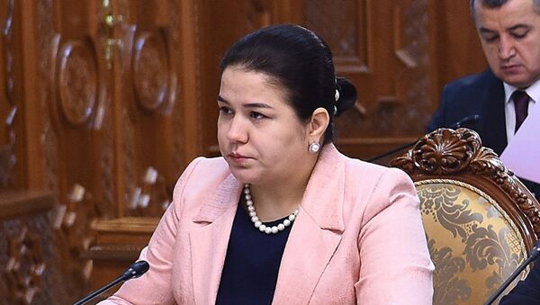Старшая дочь президента Таджикистана Эмомали Рахмона Озода Рахмон. Архивное фото - Sputnik Кыргызстан