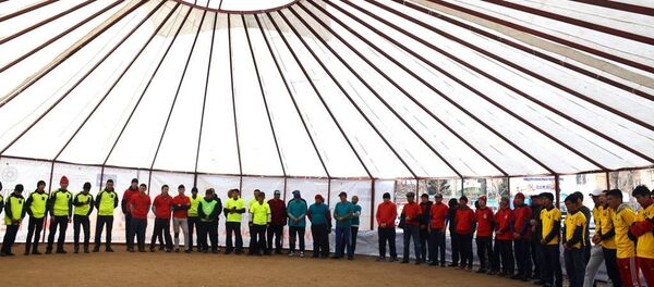 Открытие современной площадки для игры в ордо в Бишкеке - Sputnik Кыргызстан