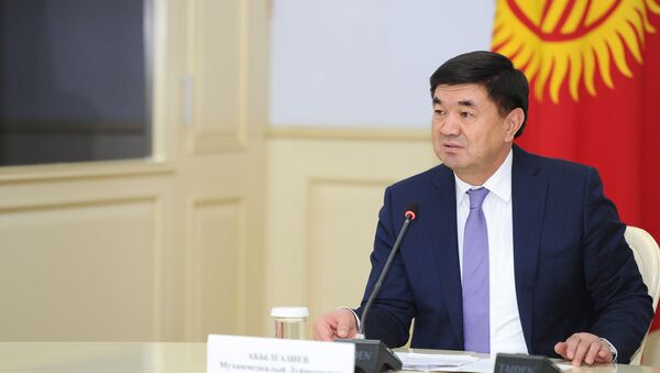 Премьер-министр Кыргызской Республики Мухаммедкалый Абылгазиев. Архивное фото - Sputnik Кыргызстан
