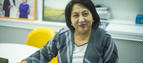 Курулуш компаниясынын финансылык директору Гүлнара Сатыбалдиева. Архив - Sputnik Кыргызстан