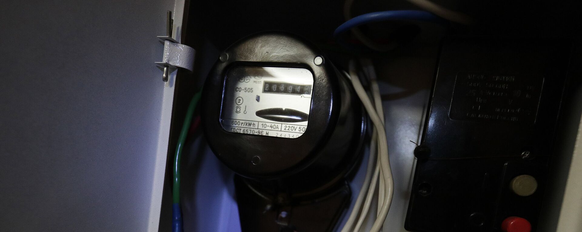 Индукционный однотарифный электросчётчик - Sputnik Кыргызстан, 1920, 07.11.2021