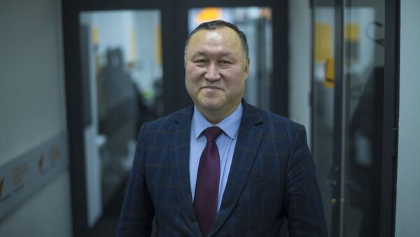 Назначенный председателем правления ОАО Айыл Банк Бактыбек Шамкеев. Архивное фото - Sputnik Кыргызстан
