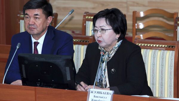 Назначенная министром финансов КР Бактыгуль Жээнбаева - Sputnik Кыргызстан