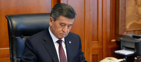 Президент КР Сооронбай Жээнбеков - Sputnik Кыргызстан