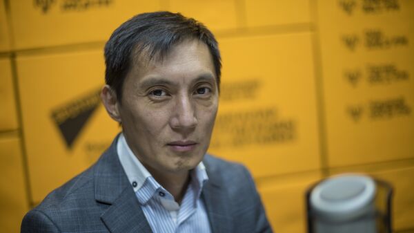 Билим берүү министринин орун басары Уланбек Мамбетакунов. Архив - Sputnik Кыргызстан