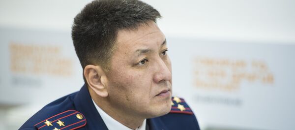 Чүй облустук Жол кыймылы коопсуздугун камсыздоо башкармалыгынын жетекчиси Шаирбек Бопонов. Архив - Sputnik Кыргызстан