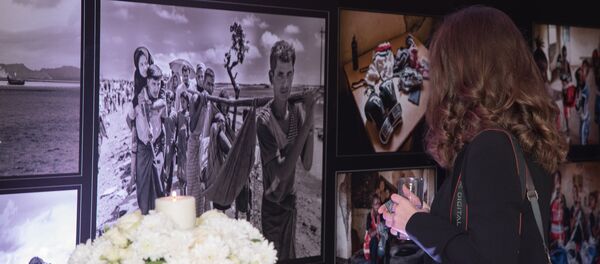 Открытие выставки победителей конкурса им. Андрея Стенина в Бейруте - Sputnik Кыргызстан