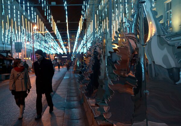 Новогодние инсталляции в Москве Новогодние инсталляции в Москве - Sputnik Кыргызстан