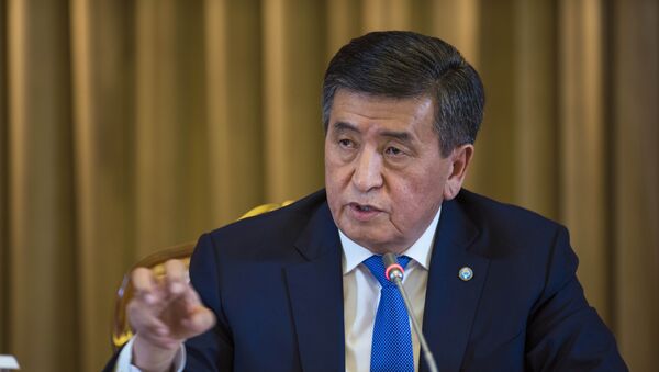 Первая пресс-конференция президента Сооронбая Жээнбекова по итогам 2018 года - Sputnik Кыргызстан