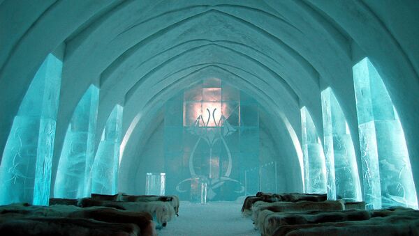 Отель Icehotel в Юккасъярви, Швеция - Sputnik Кыргызстан