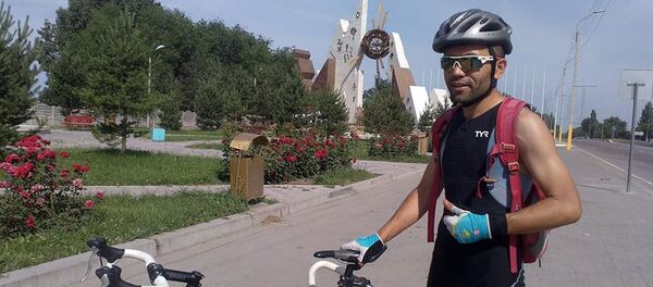 Бронзовый призер ЧА по триатлону Жалалдин Абдувалиев - Sputnik Кыргызстан