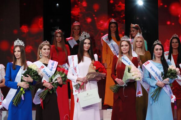Участницы конкурса красоты Мисс Москва 2018 в концертном зале «Vegas City Hall» - Sputnik Кыргызстан