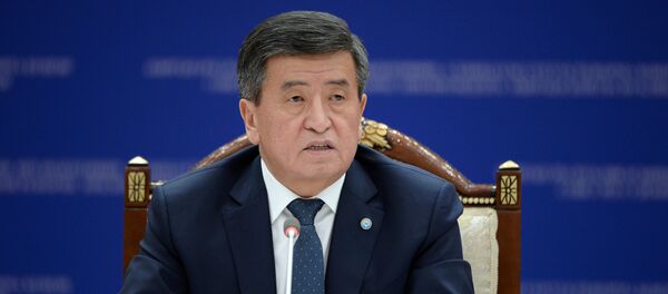 Президент Сооронбай Жээнбеков. Архив - Sputnik Кыргызстан