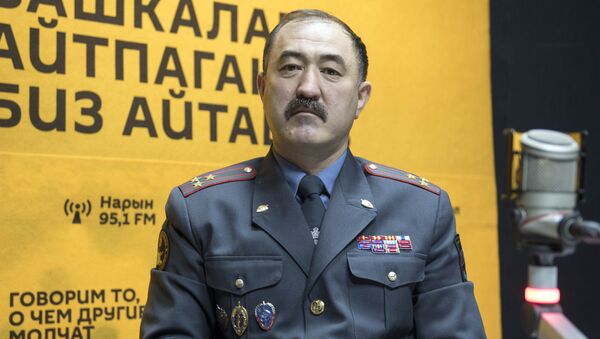Новый замначальника ГУВД Бишкека Нурбек Калыкеев - Sputnik Кыргызстан