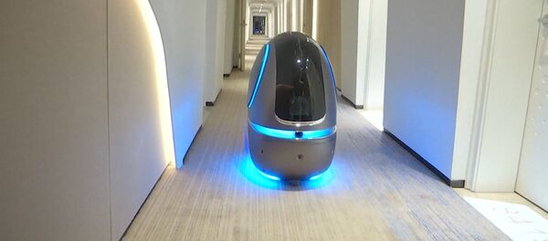 Укмуш го! Кытайдагы мейманканада элди роботтор тейлеп жүрөт - Sputnik Кыргызстан