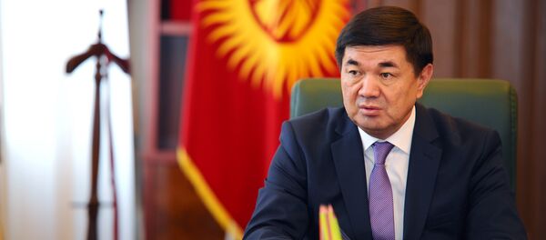 Премьер-министр Кыргызстана Мухаммедкалый Абылгазиев Премьер-министр Кыргызстана Мухаммедкалый Абылгазиев - Sputnik Кыргызстан