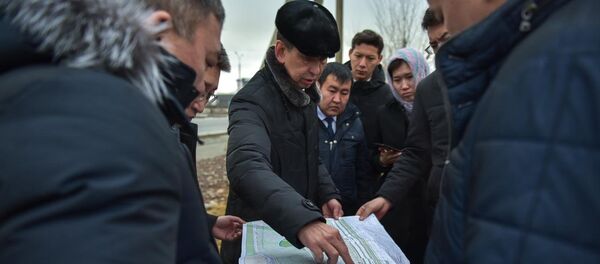 Строительство парка на пересечении улицы Токтоналиева и Южной магистрали - Sputnik Кыргызстан