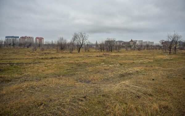 Мэр Бишкека Азиз Суракматов осмотрел место строительства парка на пересечении улицы Токтоналиева и Южной магистрали - Sputnik Кыргызстан