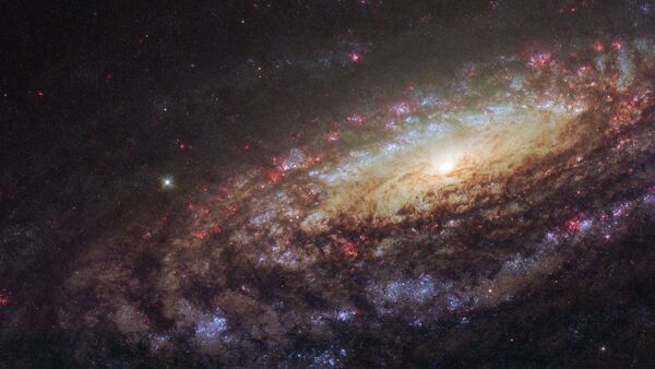 Спиральная галактика NGC 7331 в созвездии Пегас - Sputnik Кыргызстан