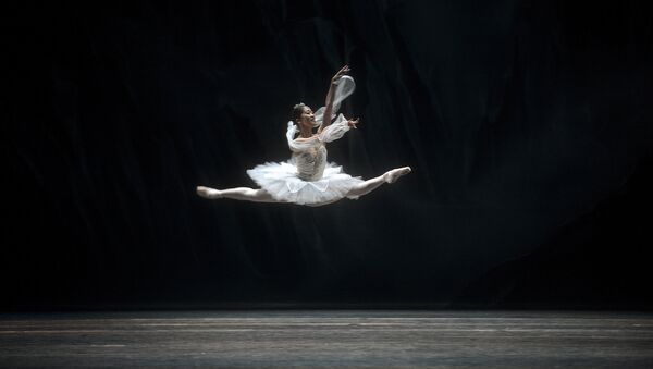 Чешская балерина на репетиции балета Баядерки в театре Маэстранса в Севилье (Испания) - Sputnik Кыргызстан