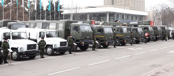 Россия Кыргызстанга кандай техникаларды берди. Видео - Sputnik Кыргызстан