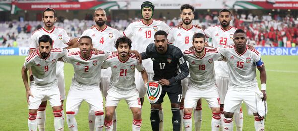 Футболисты сборной Объединенных Арабских Эмиратов. Архивное фото - Sputnik Кыргызстан