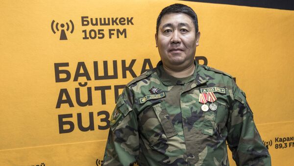 Зампредседатель совета ветеранов Баткенской войны в Чуйской области Эдилбек Абдрахманов - Sputnik Кыргызстан