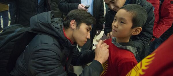 Встреча игроков сборной Кыргызстана по футболу - Sputnik Кыргызстан