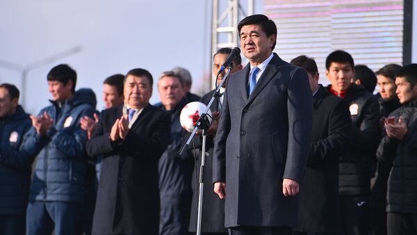 Церемония чествования национальной сборной КР по футболу на площади Ала-Тоо - Sputnik Кыргызстан
