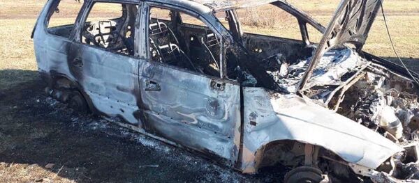 Правоохранители задержали троих подозреваемых в угоне и сожжении двух автомобилей марок Honda Odyssey - Sputnik Кыргызстан