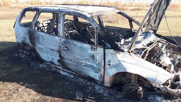 Правоохранители задержали троих подозреваемых в угоне и сожжении двух автомобилей марок Honda Odyssey - Sputnik Кыргызстан