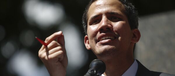 Спикер парламента Венесуэлы и лидер оппозиции Хуан Гуаидо. Архивное фото - Sputnik Кыргызстан