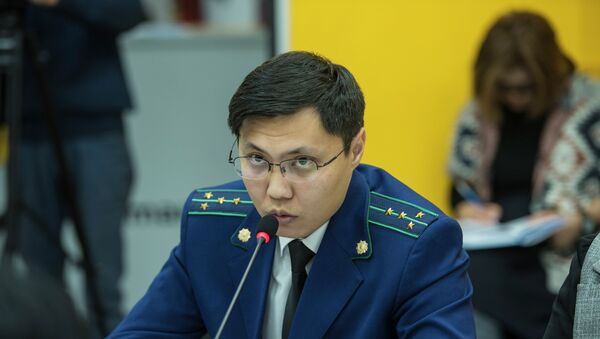 Прокурор управления по противодействию коррупции и надзору за исполнением законов Генеральной прокуратуры Чингиз Айдаров - Sputnik Кыргызстан