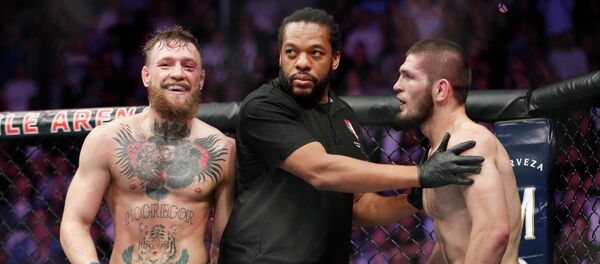 Турнир UFC 229 в Лас-Вегасе. Хабиб Нурмагомедов — Конор Макгрегор - Sputnik Кыргызстан