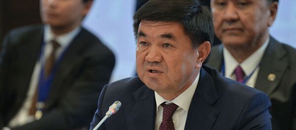 Премьер-министр Кыргызстана Мухаммедкалый Абылгазиев. Архивное фото - Sputnik Кыргызстан