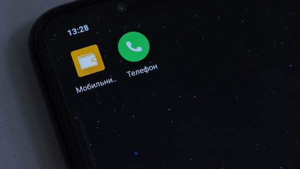 Приложение электронного кошелка Мобильник на экране смартфона - Sputnik Кыргызстан