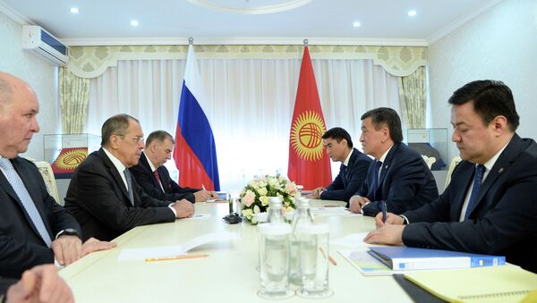 Президент Сооронбай Жээнбеков встретился с МИД РФ Сергеем Лавровым - Sputnik Кыргызстан
